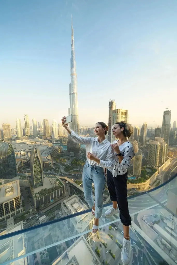 Dubai Skyline from Sky Views